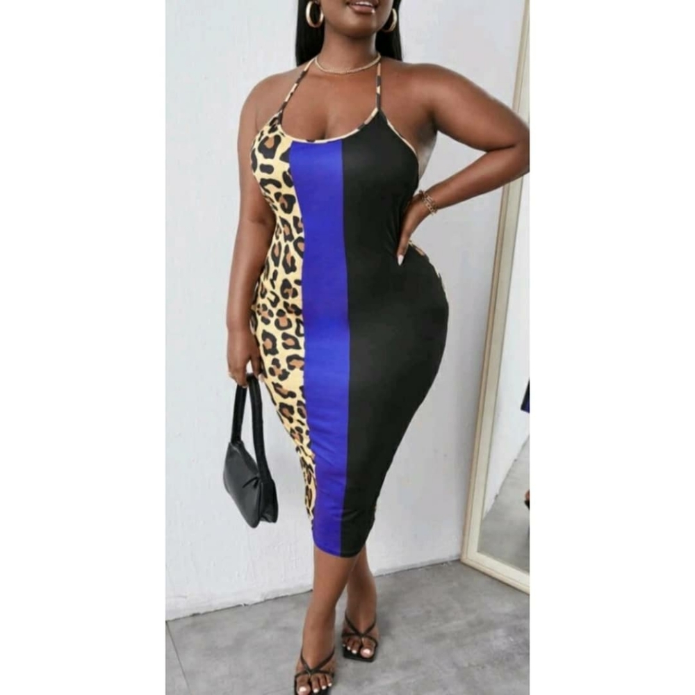 Plus size 3 Tone Dress